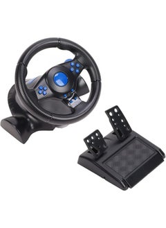 Buy Gaming Steering Wheel Racing Wheel with Pedals and Shifter 180 Degree Driving Force Racing Wheel PC Steering Wheel for PS4 PC PS3 Xbox Series X|S Nintendo Switch Xbox One in Saudi Arabia