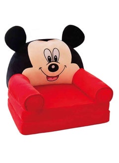 اشتري Foldable Mickey Mouse Design Soft and Plush Armchair for Kids في الامارات