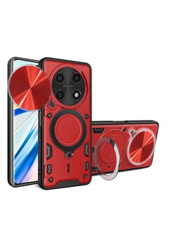 Buy SHIELD EGYPT For Huawei nova Y91 Armored Camera Shield Cover Camera Lend Protection, Built-in 360° (Red) in Egypt