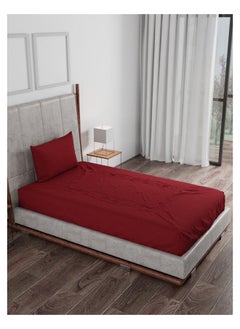 Buy Raymond Home 2 SINGLE BED SHEET+ 2 Pillow Super Soft 120 TC Pure Cotton (152x229 cm ,46x69 cm) Flat sheet & 2 PillowCases in UAE