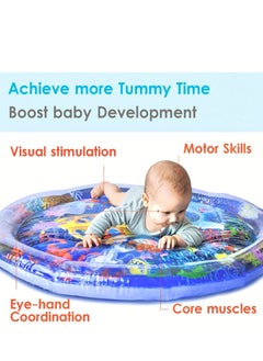 Buy Baby Inflatable Water Mat, Water Play Mat, Baby Toys, Aquarium Mat, Promote Baby Motor And Sensory Development, Grow Through Play Sensory Stimulation Gifts For Infants Boys Girls, 25.6 Inches in UAE