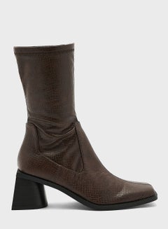 Buy Millie Mid Heel Boots in UAE