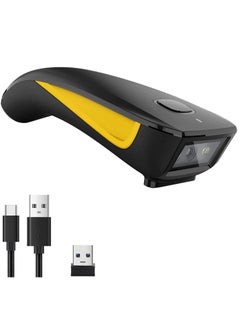 Buy KASTWAVE Mini QR Code and Barcode Scanner, Bluetooth and USB Compatible, Portable 1D 2D Image Reader for Inventory and POS Systems in Saudi Arabia