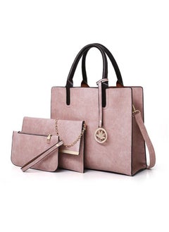 Buy Women's Shoulder Crossbody Tote and Handbag Set Of 3 for Traveling Party Shopping Gift and Casual Use in UAE