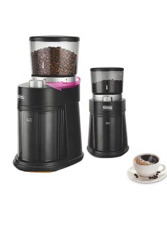 اشتري 12-Cups Coffee Grinder Electric Coffee-Bean Grinder Adjustable Burr Mill with 31 Precision Grind Settings 120W KA-3083 Black في السعودية