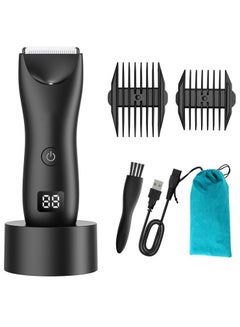 Buy Safety Knife Head is Suitable for Shaver in Sensitive Areas, Charging Waterproof Hair Clipper Beard Trimmer LED Light Design for Easy Trimming-Men and Women Applicable in Saudi Arabia