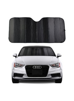 Buy Foldable Interior Bubble Car Windshield Front Sunshade Black in Saudi Arabia