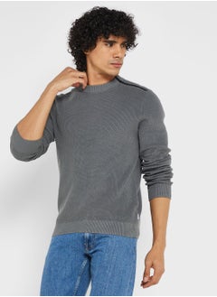 Buy Essential Crew Neck Sweatshirt in UAE