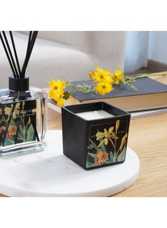 اشتري Botany Spring flowers Black Scented Jar candle 220gm- 28 Hrs في الامارات