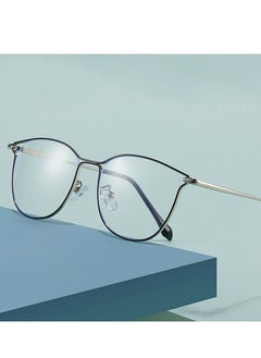 اشتري M MIAOYAN Retro cat's eye ultra-light myopia mirror without makeup artifact metal explosive flat mirror anti-blue optical glasses في السعودية