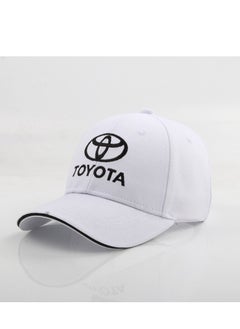 Buy Toyota Logo Embroidered Adjustable Baseball Caps for Men and Women Hat Travel Cap Car Racing Motor Hat in UAE