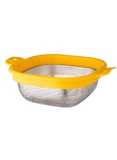 Buy Stainless Steel And Plastic Strainer 25 Cm Square in Saudi Arabia