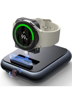 اشتري Removable Charging Dock for Samsung Galaxy Watch, Magnetic Watch Charger with USB C Cable Fast Charging for Samsung Galaxy Watch 6/6 Classic/5 Pro/5/4/4 Classic/3, Active 2/1 في الامارات