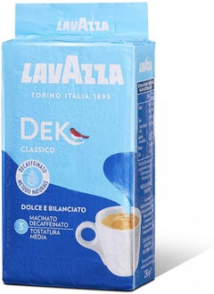 Buy Lavazza Caffe Decaffeinato Ground Coffee 250G in UAE