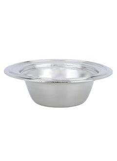 Buy Noa Steel Round Silver Plate in Saudi Arabia