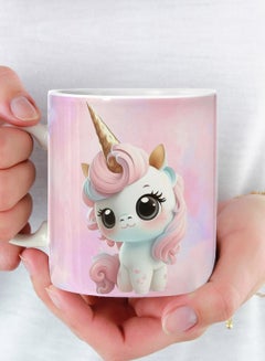 Buy Disney Unicorn Mug, Ceramic Mug for Tea and Coffee, Multi-Colour 11Oz in Saudi Arabia