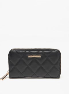 Buy Women Quilted Zip Around Wallet in UAE