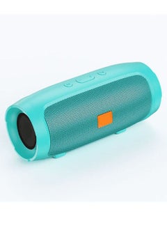 اشتري GELESE Smart wireless bluetooth speaker outdoor card subwoofer small audio voice broadcast mini speaker green في السعودية