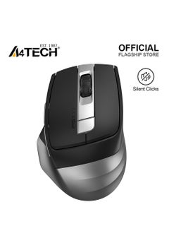 Buy Dual Mode Wireless/Bluetooth Mouse With Silent Click FB35S, Dual Connectivity Mode, 2000 DPI 3-Level Adjustable, Windows, Mac, Chrome OS, Android, Grey in UAE