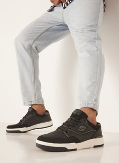 Buy Men Perforated Sneakers with Lace Up Closure in Saudi Arabia