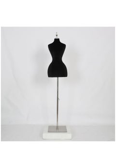 اشتري Female Mannequin Dress Form Torso, Display Mannequin Body with Detachable Head, Wooden Hands, for Dress Jewelry Display في الامارات