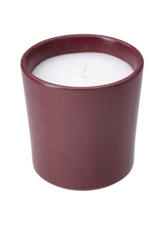 اشتري Scented candle in ceramic jar, Berries/red, 50 hr في السعودية