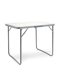 Buy Heavy Duty Foldable Table Ideal For Crafts, Outdoor Events, Picnic Table, BBQ Party, Camping Table, Convenient to Carry With Handle, Lightweight, Portable Table 60X80CM Folding Table in UAE
