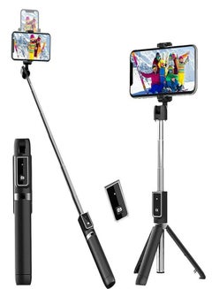 Buy Selfie Stick Tripod Stand Smart Remote Control Cell Phone Live Broadcast Portable in Saudi Arabia