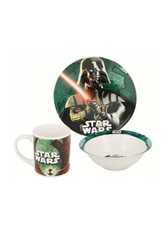 Buy 3-Piece Star Wars Reality Ceramic Dinner Set in UAE