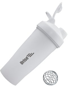 Buy Protein Shaker Bottle Blender Leakproof Cup for Shakes with a Metal Mixer Perfect for Mixing Supplements 600 ml in Saudi Arabia