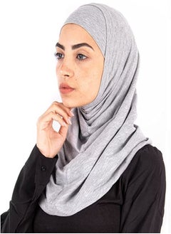 Buy Syrian Veil Two-Pieces Cotton - Light Grey in Egypt