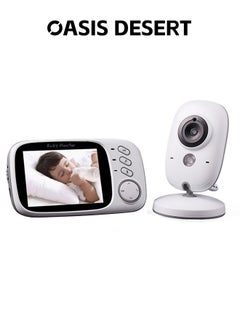 Buy 3.2 Inch LCD Display Baby Wireless Video Monitor With Night Vision, Room Temperature Monitoring in Saudi Arabia