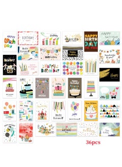 Buy 36-Piece Greeting Cards For Birthday in UAE