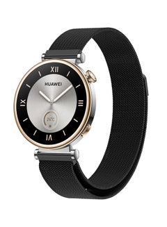 Buy Huawei Watch Milanese Band Compatible with Huawei Watch GT4 41mm for Women Men Magnetic Milanese Stainless Steel Bands for Huawei Watch Black in UAE