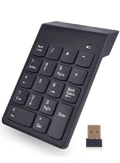 Buy Numeric Keypad 18Keys Digital Keypad 2.4G USB Wireless Keyboard Numpad For Desktop Notebook CompatibleNumeric Keypad 18Keys Digital Keypad 2.4G USB Wireless Keyboard Numpad For Desktop Notebook Compat in UAE