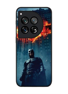 اشتري Rugged Black edge case for OnePlus 12R / OnePlus Ace 3 5G, Slim fit Soft Case Flexible Rubber Edges Anti Drop TPU Gel Thin Cover -  Burning Batman في الامارات