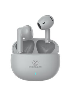 Buy ZIPFORCE True Wireless Earbuds, In-Ear Bluetooth 5.3 Headphones 4-Mics ENC Clear Call, Bluetooth Earbuds Touch Control, IPX6 Waterproof TWS, Light-Weight Earphones in Saudi Arabia