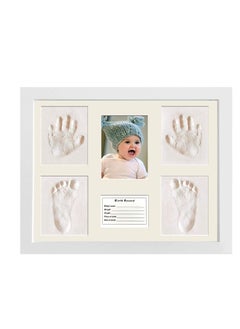 Buy Baby Clay Handprint Footprint Kit Picture Frame, Perfect for Baby Gifts, Memory Photo Frame - Newborn Baby Keepsake Frames Plaster Kit Photo Frame in Saudi Arabia