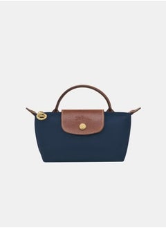 Buy Champ Women's Classic Fashion Versatile Mini Makeup Bag Handbag LongChamp Shoulder Bag Handheld Small Bag Navy Blue in UAE