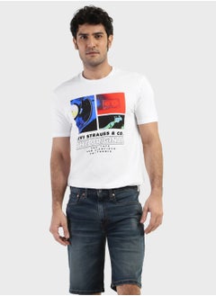 Buy Graphic Printed Crew Neck T-Shirt in Saudi Arabia