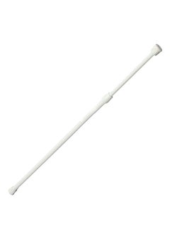 Buy Extendable Window Shower Hanging Curtain Rod White 70-120centimeter in Saudi Arabia