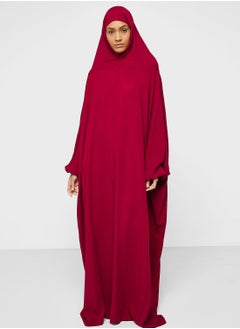 Buy Hooded Knitted Prayer Abaya in UAE