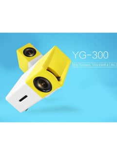 Buy YG-300 Mini Portable High Resolution LED Projector (600 Lumens Video 1080P) in UAE