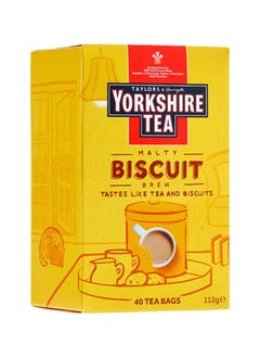 Buy Yorkshire Tea Malty Biscuit Brew 40 Tea Bags in UAE