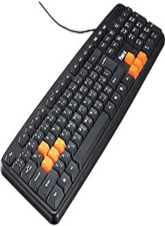 اشتري Point Pt-201 Wired Keyboard - Black Orange في مصر