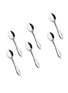 Buy Japanese stainless steel tea spoon set 6 pieces in Saudi Arabia