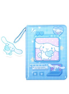 اشتري Photocard Binder 4.4 Inch Kpop Photocard Holder Book, Mini Photo Album Kpop Photocard Binder Portable Kpop Binder Photocard Album with Lovely Pendant for Photocard Collection(Blue) في الامارات