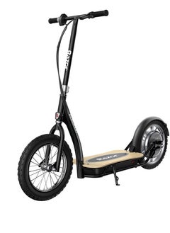 Buy E Scooter Ecosmart Hd Sup 25Km/H, 16 Inch Air Filled Tires, Wide Bamboo Deck, 350W High Torque Hub Driven Motor, Up To 15.5 Mph & 12 Mile Range, Rear Wheel Drive, Black in UAE