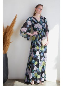 Buy Floral maxi dress - Gold label in Egypt