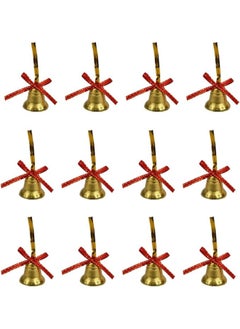 Buy Merry Christmas Small Bell Shaped Decoration For Christmas Set 12 Pieces in Egypt